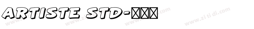 Artiste Std字体转换